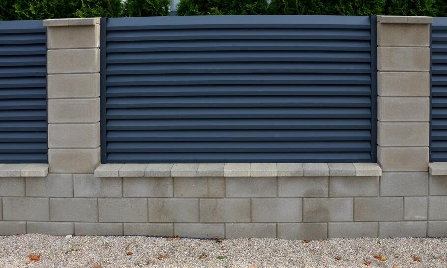 Ogrodzenie z bloczków Joniec - przykład 1